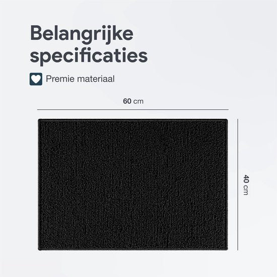 Luft – ultra-saugfähiges Mikrofaser-Trockentuch – 60 x 80 – Badezimmer und Auto – Mikrofasertücher – strapazierfähig – schwarz – 1300 GSM