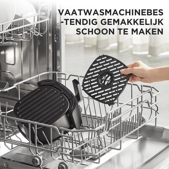 Midea Heißluftfritteuse MF-TN20D2 – 2 l, 1150 W, Frittieren ohne Öl, Heißluftfritteuse, Automatische Abschaltfunktion, Ölfrei, Leicht zu reinigen, BPA-frei, Schwarz