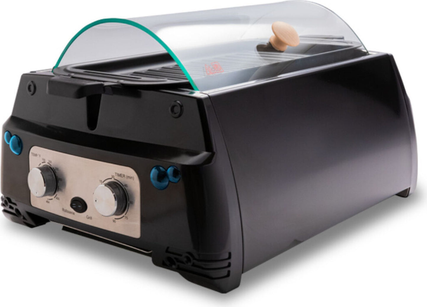 Livington Rotisserie Chef Schwarz – Drehspieß-Grill und Tischgrill 2-in-1