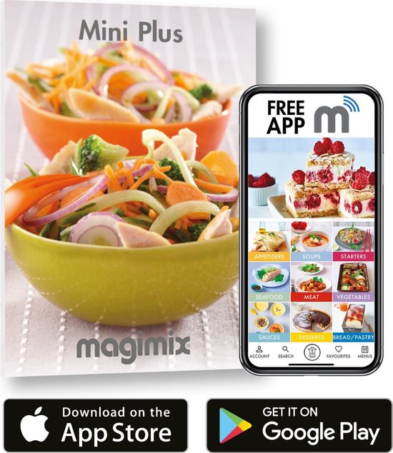 Magimix Le Mini Plus - Küchenmaschine - Rot