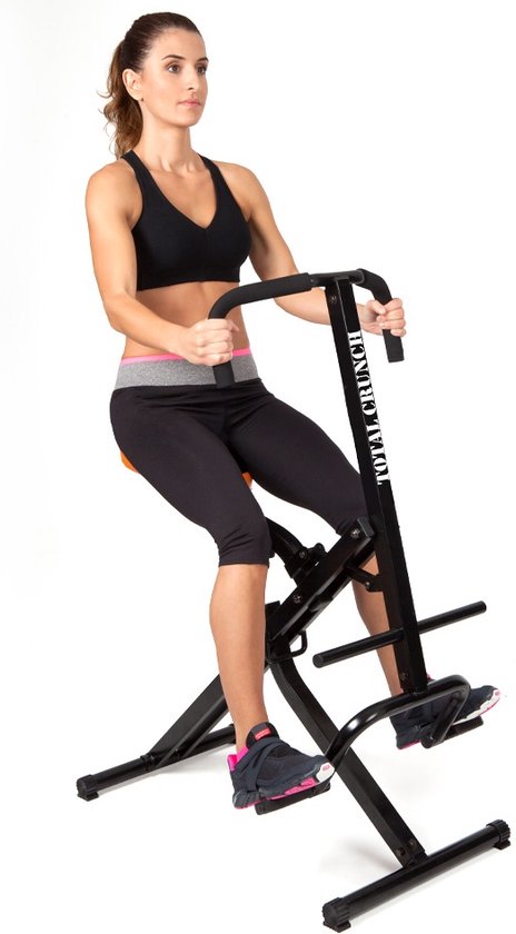 TOTAL Crunch Heimtrainer – Fitnessgerät – Bizeps, Latissimus, Bauch, Schultern, Rücken und Deltamuskeln – leichtes Cardiotraining – Versandhandelsausführung