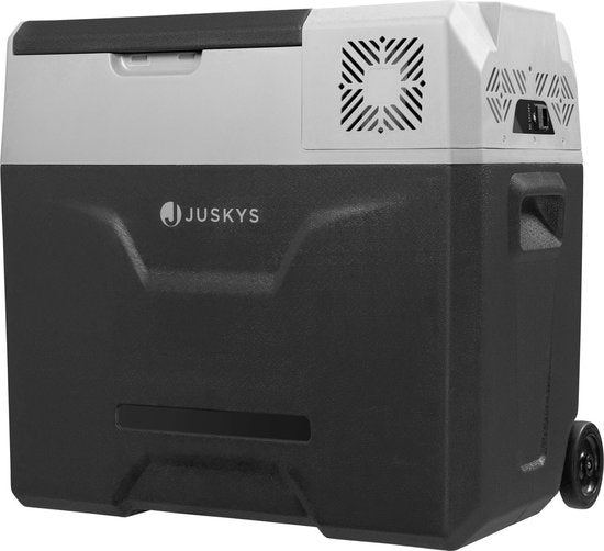 Juskys Elektronische Kühlbox / Kompressor Kühlbox Yukon - 50 Liter - 230 V Anschluss - grau