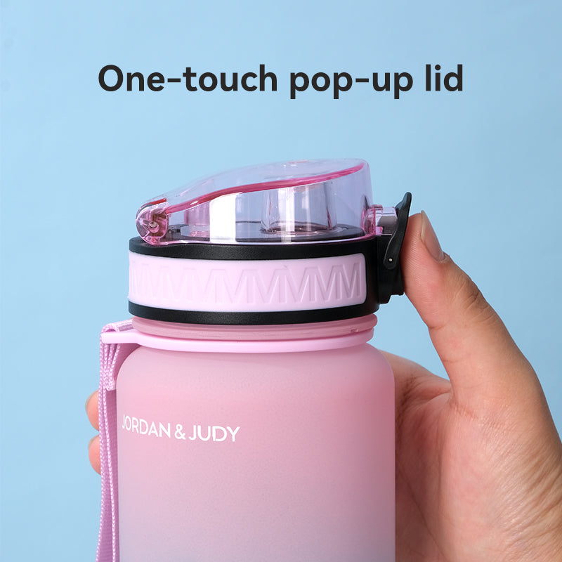 Jordan & JUDY Tritan-Sporttrinkflasche – 1000 ml – rosa Farbverlauf