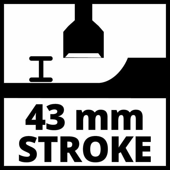 Einhell Druckluft-Meißelhammer TC-PC 45 – 1,2 J – inkl. 4-teiligem Meißelsatz (120 mm)