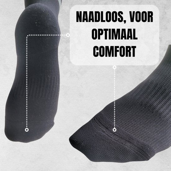 Sandside Kompressionssocken - 2 Paare - Laufsocken - Schwarz - Größe 36-40 S/M