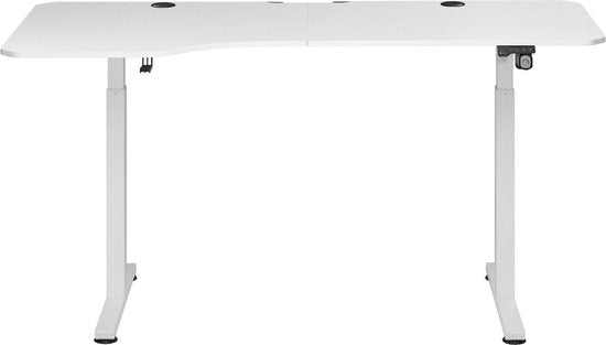 Elektrisch verstellbarer Schreibtisch/Stehpult - 160 x 75 cm - Weiß