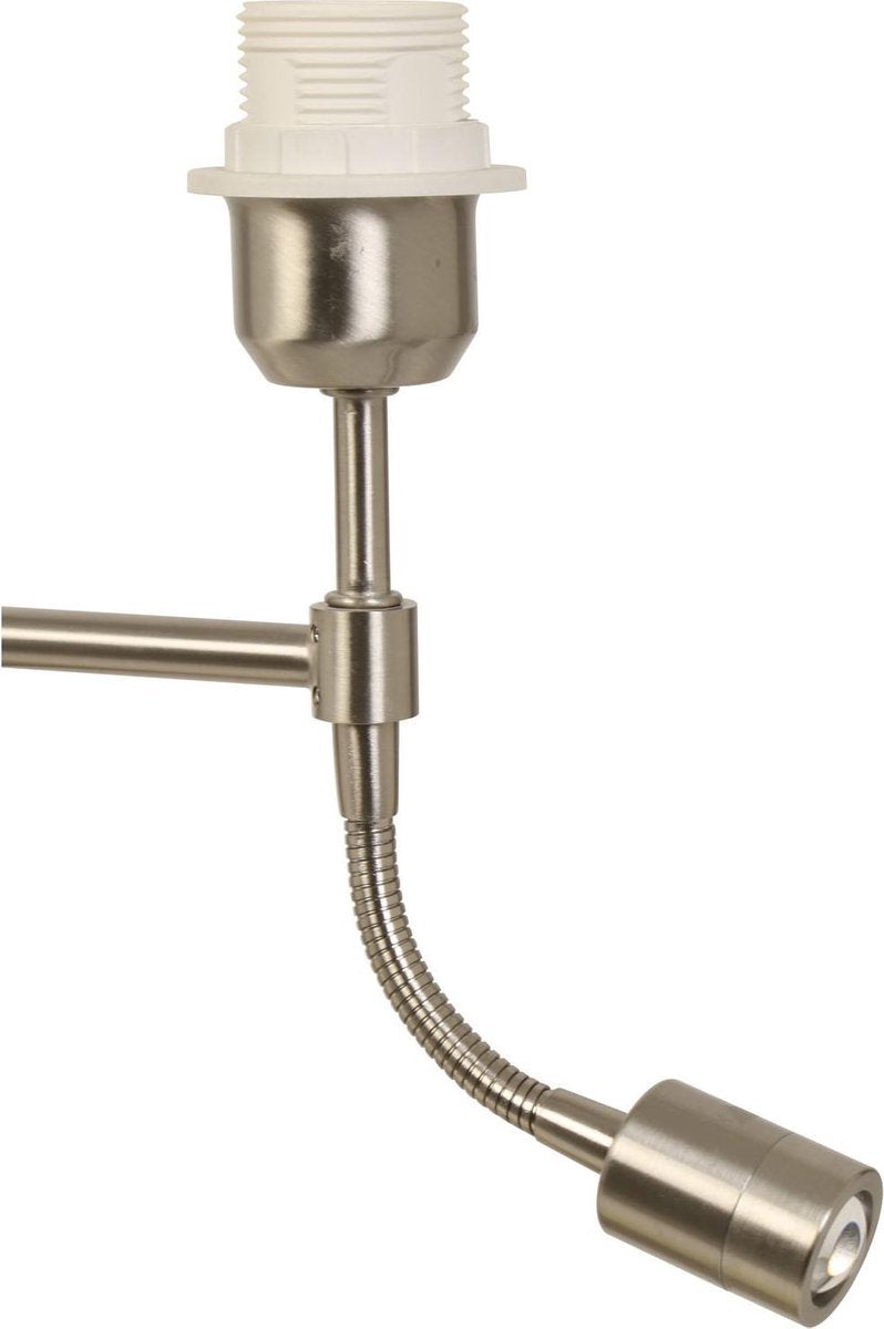 Light & Living Lampenschirm CALGARY - Nickel Satin - Mit Ledflex