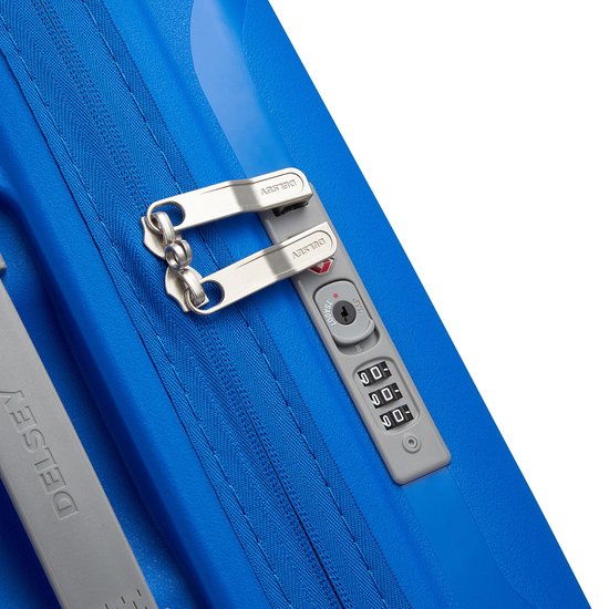 Delsey Clavel Carry-On S Slim Trolley – Kompakt und leicht – 55 x 40 x 20 cm – iBOOD Blue