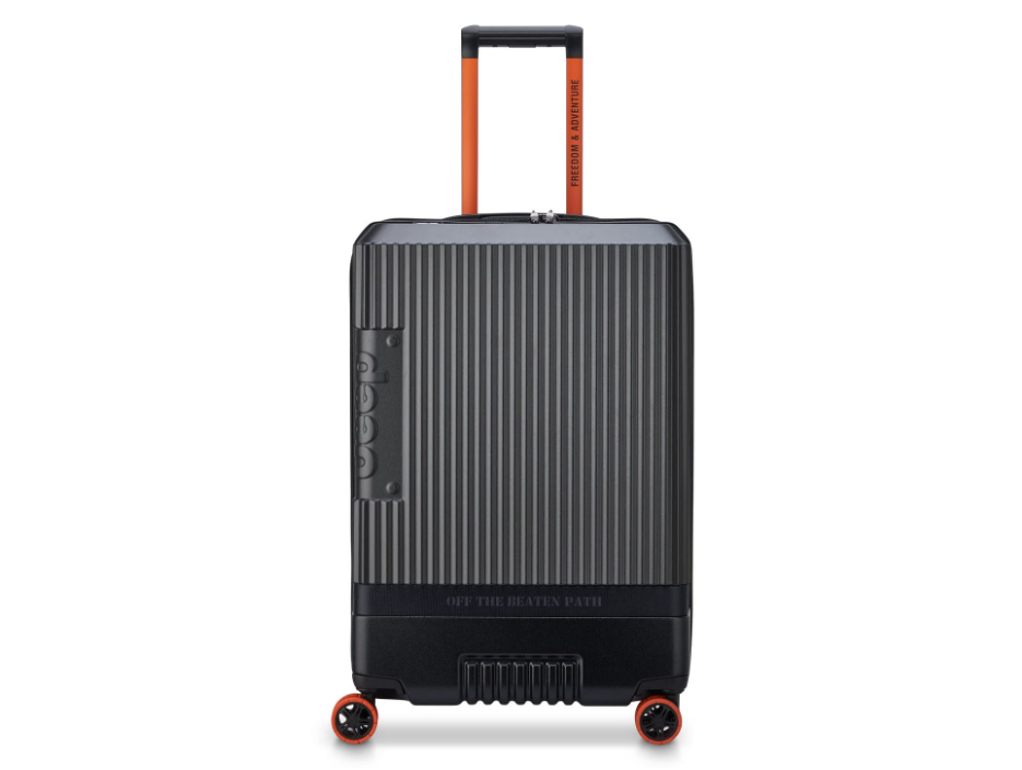 Jeep Handgepäckkoffer, erweiterbar, 37 l, JH001A – Anthrazit – Polycarbonat – 55 x 40 x 21/24 cm.