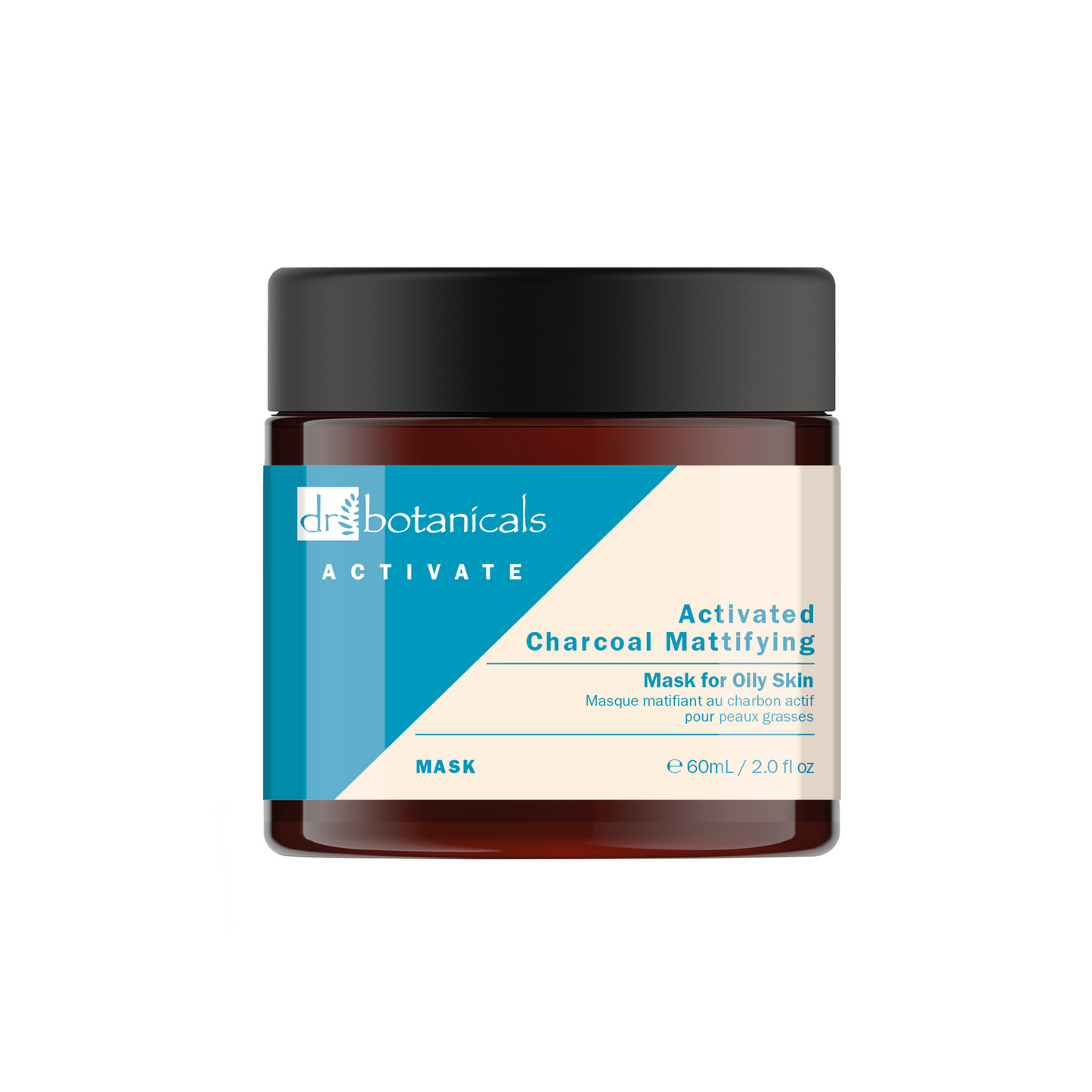 Dr Botanicals Activate Charcoal Mattifying Mask Fettige Haut - 60 ml