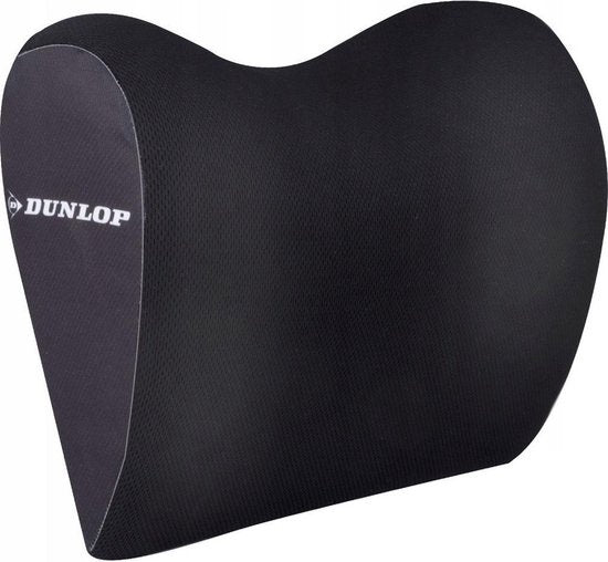 Dunlop Nackenstütze - Autositz Nackenkissen - 100% Memory Foam - Universal Fit - Schwarz