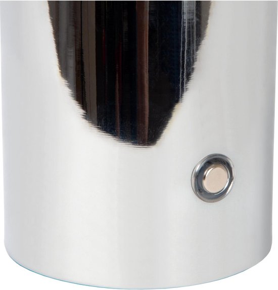 Lucide VIVO – Wiederaufladbare Tischlampe – Akku/Batterie – Ø 8 cm – dimmbare LED – E27 – 1x1 W, 2700 K – Chrom