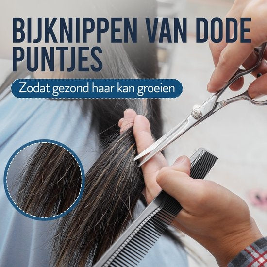Komplettes Friseurset - 10-teilig - Friseurschere rechtshändig - Ausdünnungsschere Friseur - Haarschere - Coupe Schere - Haarscheren Set