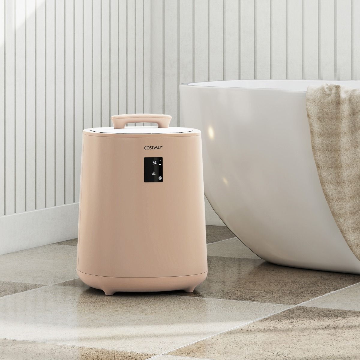 Coast Handtuchwärmer – 18 Liter Fassungsvermögen – LED-Anzeige – kaffeefarben