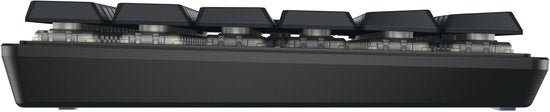 CHERRY KW 550 MX LP Tastatur für zu Hause/Büro, USB + Bluetooth, QWERTY, amerikanisches Englisch, schwarz