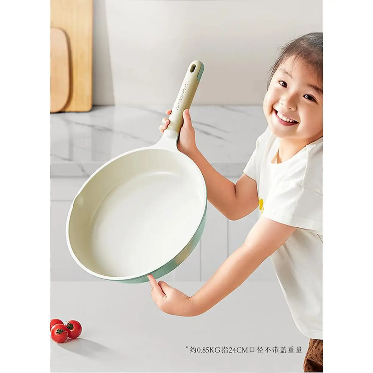 COOKER KING Bratpfanne – 24 cm – keramische Titan-Antihaftbeschichtung