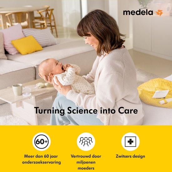 Medela Keep Cool BH – Nahtloser Still-BH – Schwangerschafts-BH mit 2 atmungsaktiven Zonen – Soft-Touch-Material – Weiß – Größe S
