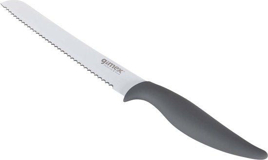 Gimex Messerset – Grau/Weiß – 3-teilig