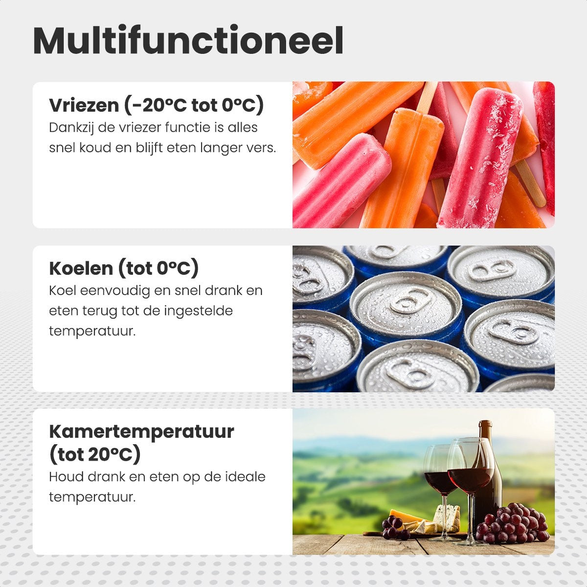 Auronic Electric Compressor Coolbox - Kühlbox - 40.5L - 12V und 240V - Grau