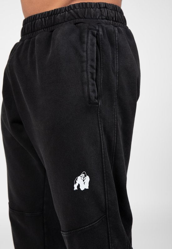 Gorilla Wear Curtis Jogginghose - Washed Grey - Größe M