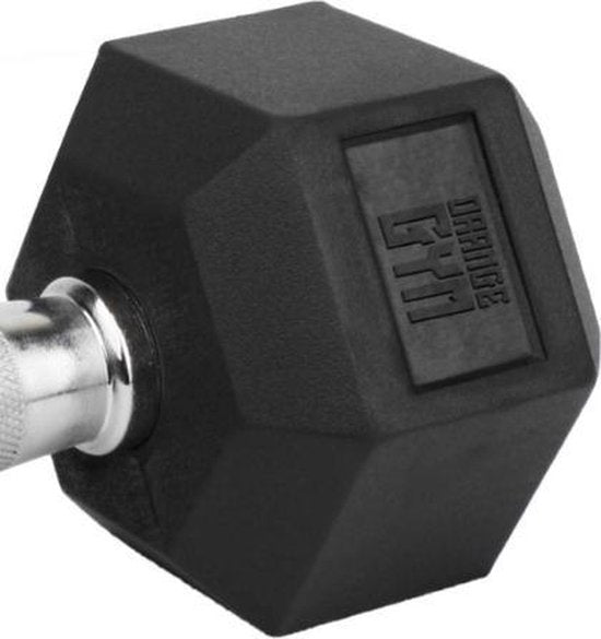 Orange Gym, Hex Hantel - 16KG - Sechseck Hanteln - Neopren Hantel