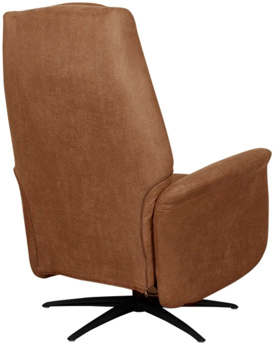 LABEL51 Stockholm Sessel – Braun – Stoff – 1-Motor – – – Mit Armlehne