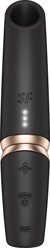 Satisfyer – Perfect Kiss – 3D-Air-Pulse-Vibrator – Lippenstift-Design