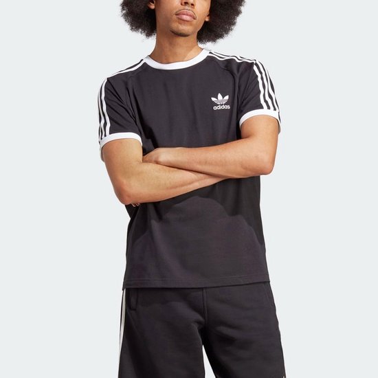 adidas Originals Adicolor Classics 3-Stripes T-Shirt – Herren – Schwarz – M