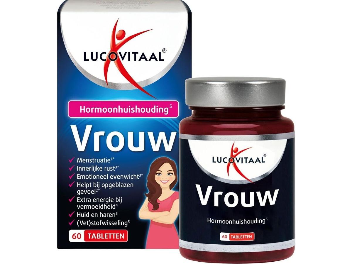 Lucovitaal Frau Hormonhaushalt – Hormonunterstützung – 3 x 60 Tabletten