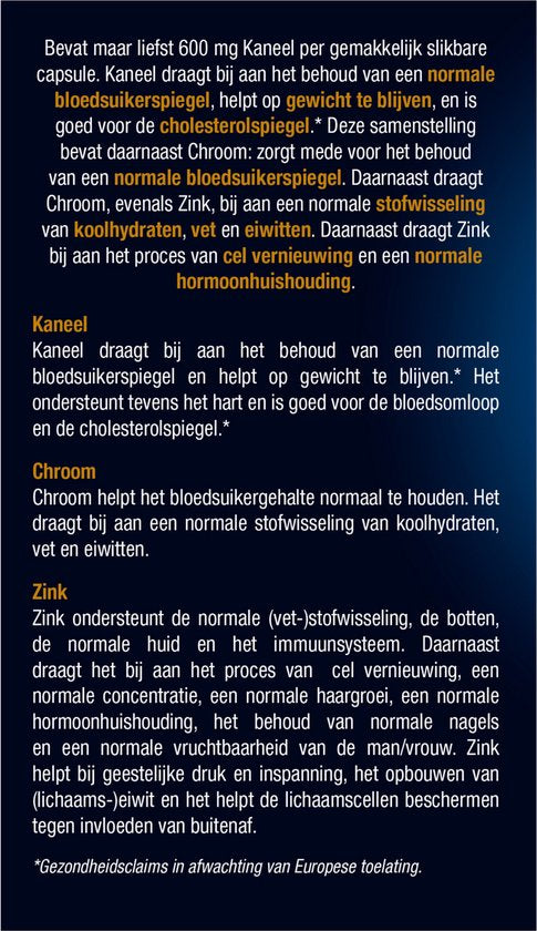 Lucovitaal Blutzucker Nahrungsergänzungsmittel - 30 Kapseln