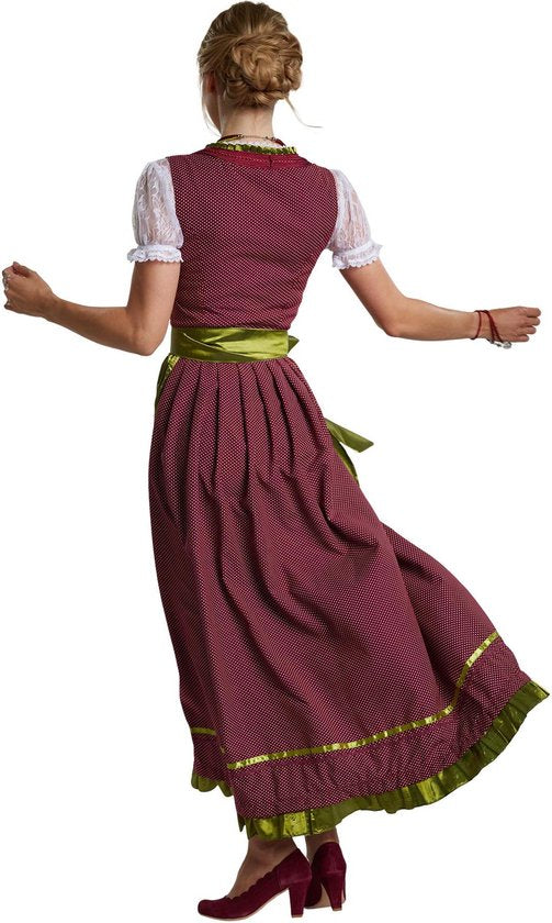 Dressforfun Maxi Dirndl Ruhpolding Modell 2 XL - Faschingskostüm Kostüm Halloween Kostüm Fasching Kostüm Karneval Party Kostüm - 304653