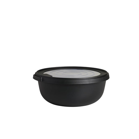 Mepal PRO Schüssel „Scandinavian Black“ – 1250 ml – 19 x 19,5 x 8 cm – mit Deckel