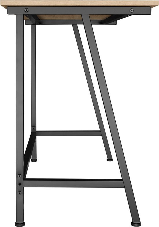 tectake - Schreibtisch Newton Industrie hellbraun - 100 x 50 x 77 cm - 404422