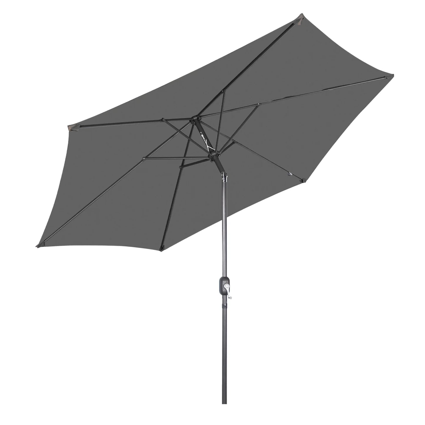Angel Living 300 cm rechteckiger Schwebesonnenschirm – Sonnenschirm mit Kreuzfuß und schwenkbarem Arm – Rot