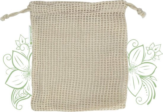 12 Stück wiederverwendbare Baumwollpads - Waschbare weiche Baumwollpads - Nachhaltig & Bio - Inklusive Wäschesack