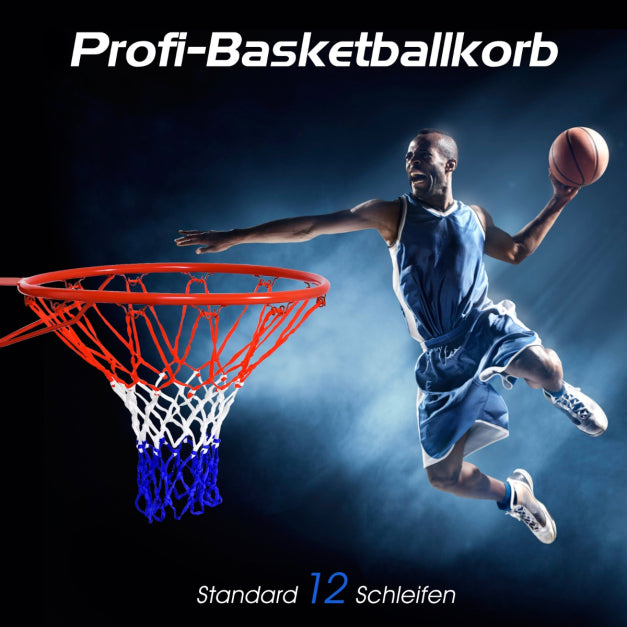 Coast Basketballring - Stahl - Ø 45cm - Rot-Weiß-Blau