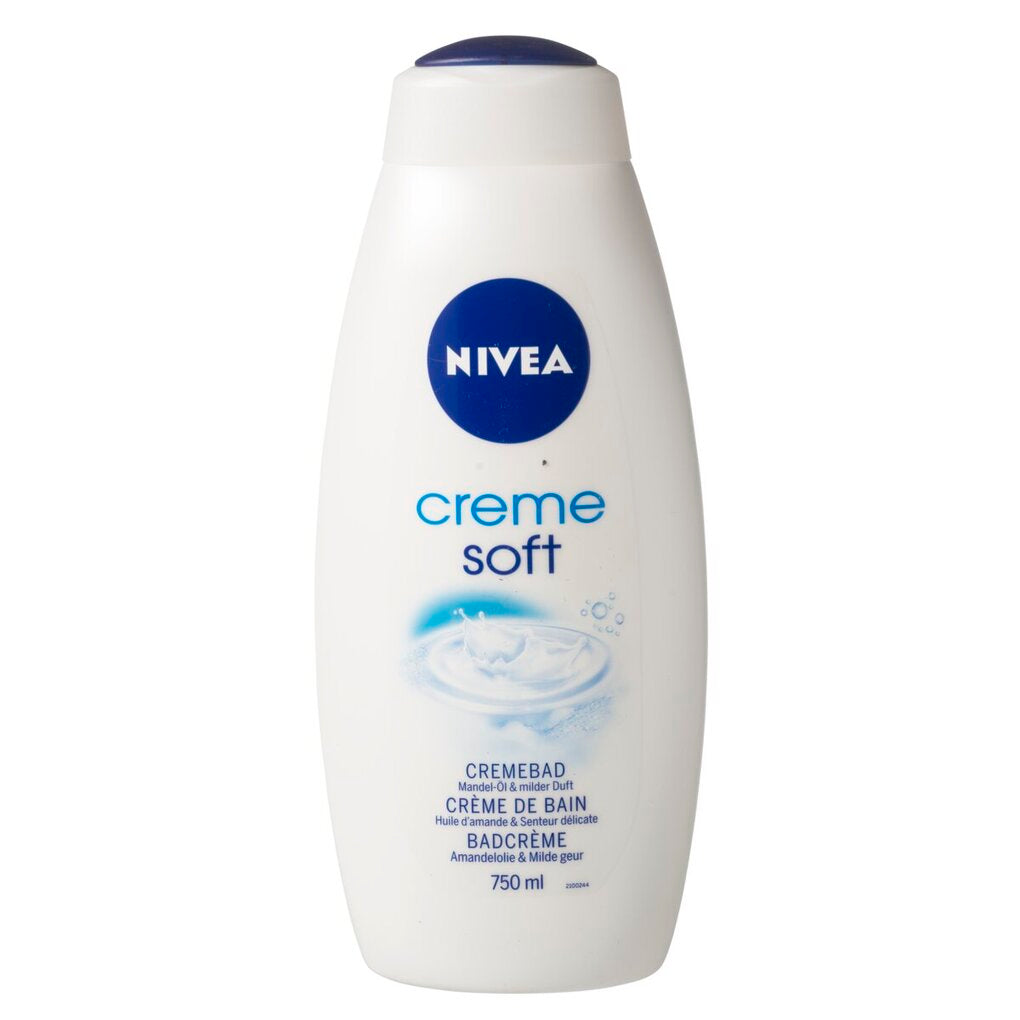 12er-Set Nivea Crème Soft Bad – 750 ml