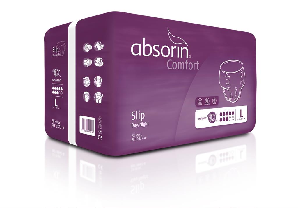 Absorin Comfort Slip Day & Night Größe S 14 Stück – Weiß – Atmungsaktives Material