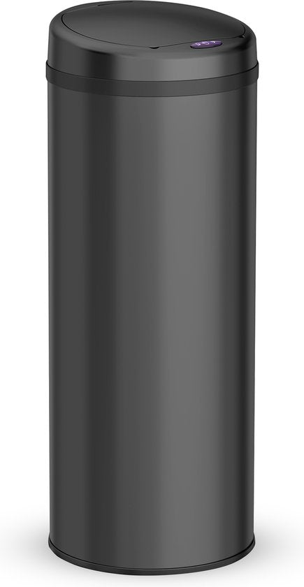 Bayt Mülleimer - Mülleimer 50 Liter - Mülleimer mit Sensor - Abfalleimer - Mülleimer - Abfalleimer - Schwarz