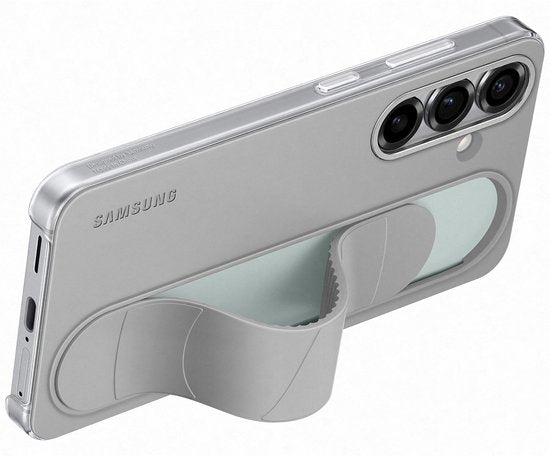 Samsung Galaxy S25 Hülle – Standing Grip Case – Grau