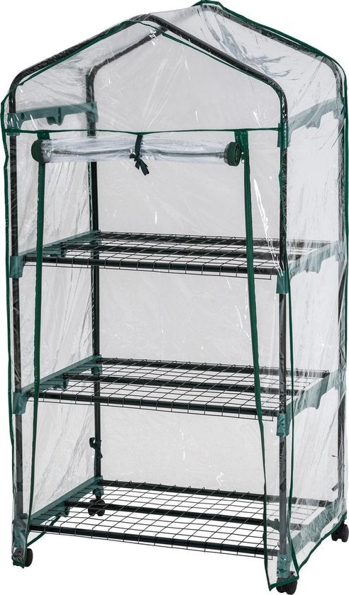 Gewächshaus Hobby-Gewächshaus mit 3 Etagen 69x49x125 cm 401862