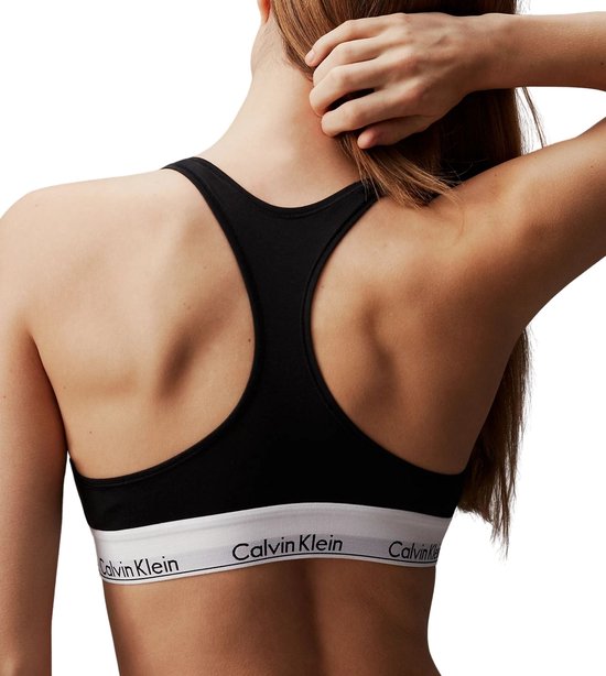 Calvin Klein Modern Cotton Top für Damen – Schwarz – Größe M