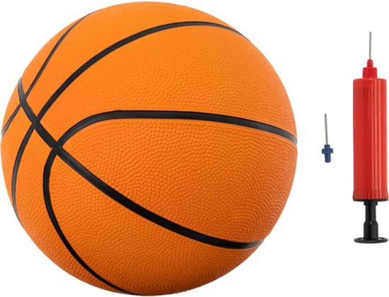 XQ Max Basketball Set - Basketballständer - Verstellbar von 1,38 m bis 2,5 m - Schwarz/Orange
