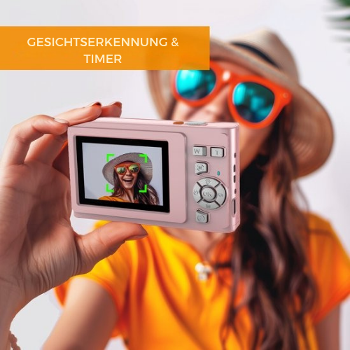 Denver - DCA4811P - Digitalkamera - Full HD - 48MP - Foto & Video - Rosa