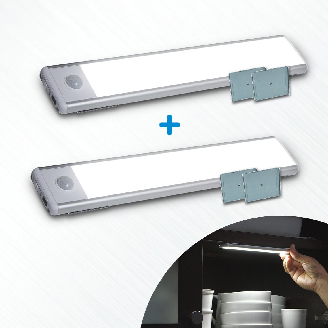 HandyLUX Slim Bright LED-Lichtleiste – magnetisch befestigbar – Bewegungssensor – kabelloser Betrieb – ultrahelles Licht