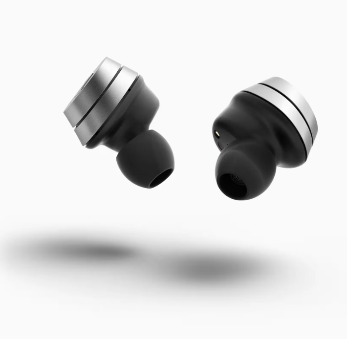 Porsche Design kabellose In-Ear-Bluetooth-5.0-Ohrhörer, grau – Premium-Designer-Ladeetui