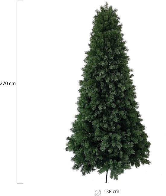 Wintervalley Trees - Künstlicher Weihnachtsbaum Joren - 270x138cm - Grün