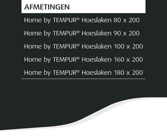 Home by TEMPUR - Topper Spannbetttuch - 180 x 200 x 9 cm - Anthrazit & Bambusfasern - Seidenweich & reizarm - Schlafzimmer & Komfort - Trocknerfest und knitterfrei