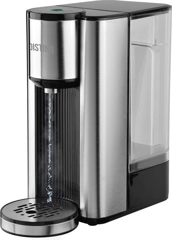 DistinQ Heißwasserspender - Deluxe-Wasserkocher - 2,5 Liter - Heißwasserhahn mit abnehmbarem Reservoir - Wasserkocher