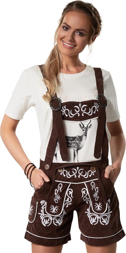 Dressforfun Lederhose Weißensee XXL - Faschingskostüm Kostüm Halloween Kostüm Karneval Kostüm Fasching Kostüm - 302804